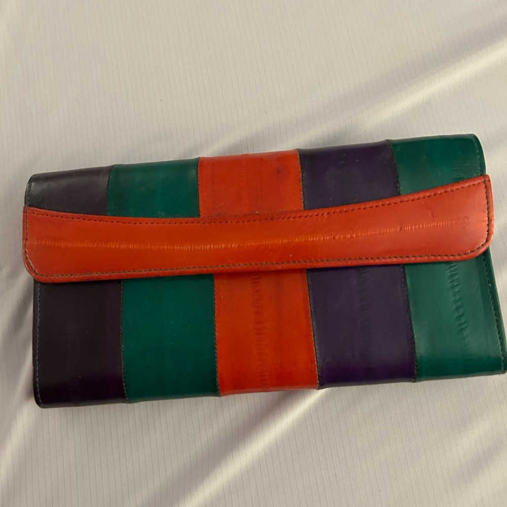 Colorful Striped Wallet